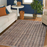 Daphne Modern Faded Checkered Rug