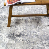 Azure Abstract Rug