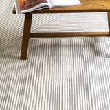 Azure Minimalist Geometric Rug