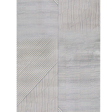 Azure Minimalist Geometric Rug