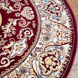 Classic Floral Swirl Medallion Rug