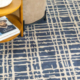 Wool Hand Tufted Modern Checkered Rug