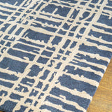 Wool Hand Tufted Modern Checkered Rug