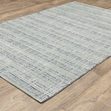 Hugo Striped Viscose Blend Modern Rug