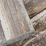 Crescent Faded Abstract Rug