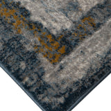 Ambrose Abstract Fade Bordered Rug