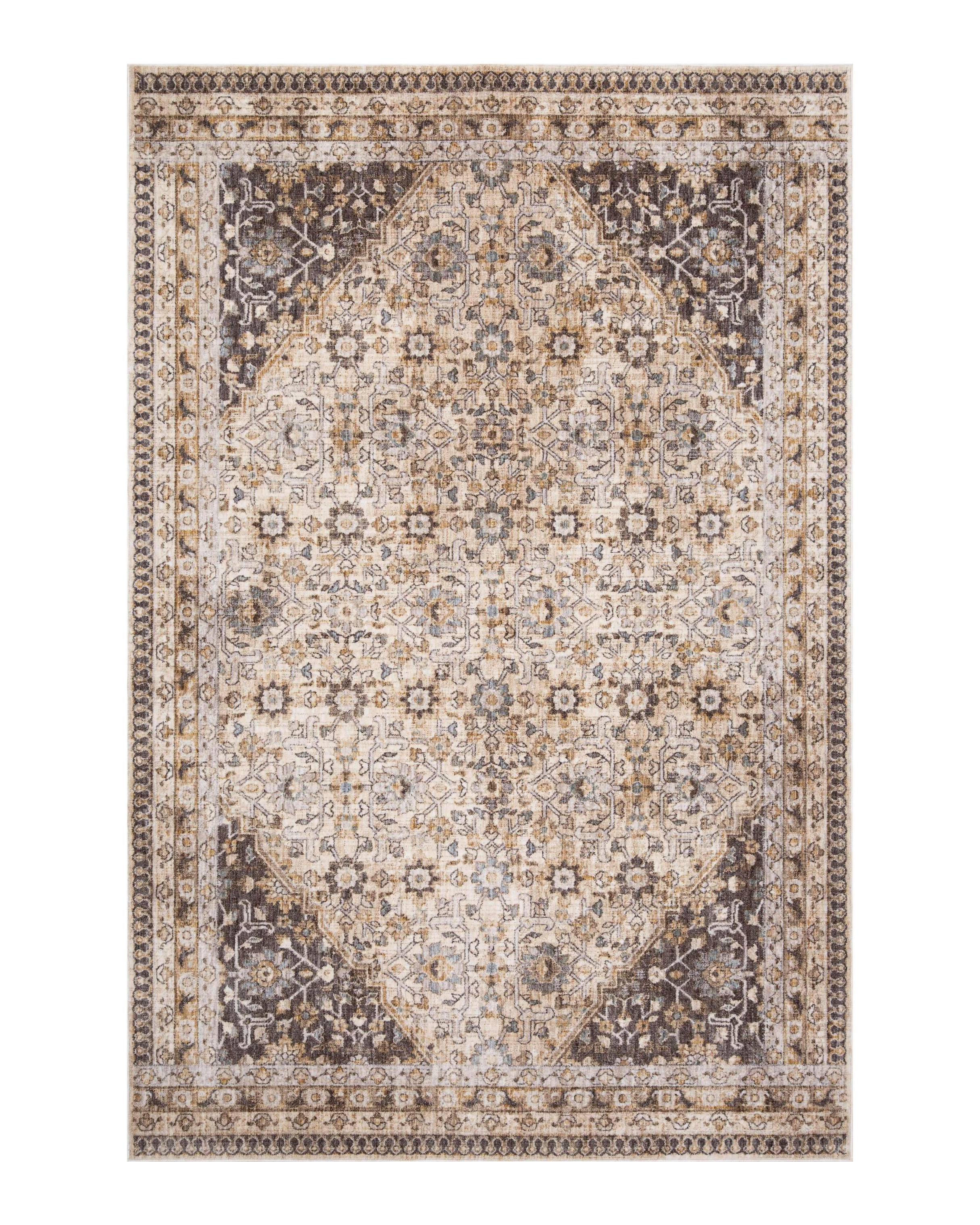 Aspendo Diamond Vintage Traditional Rug 