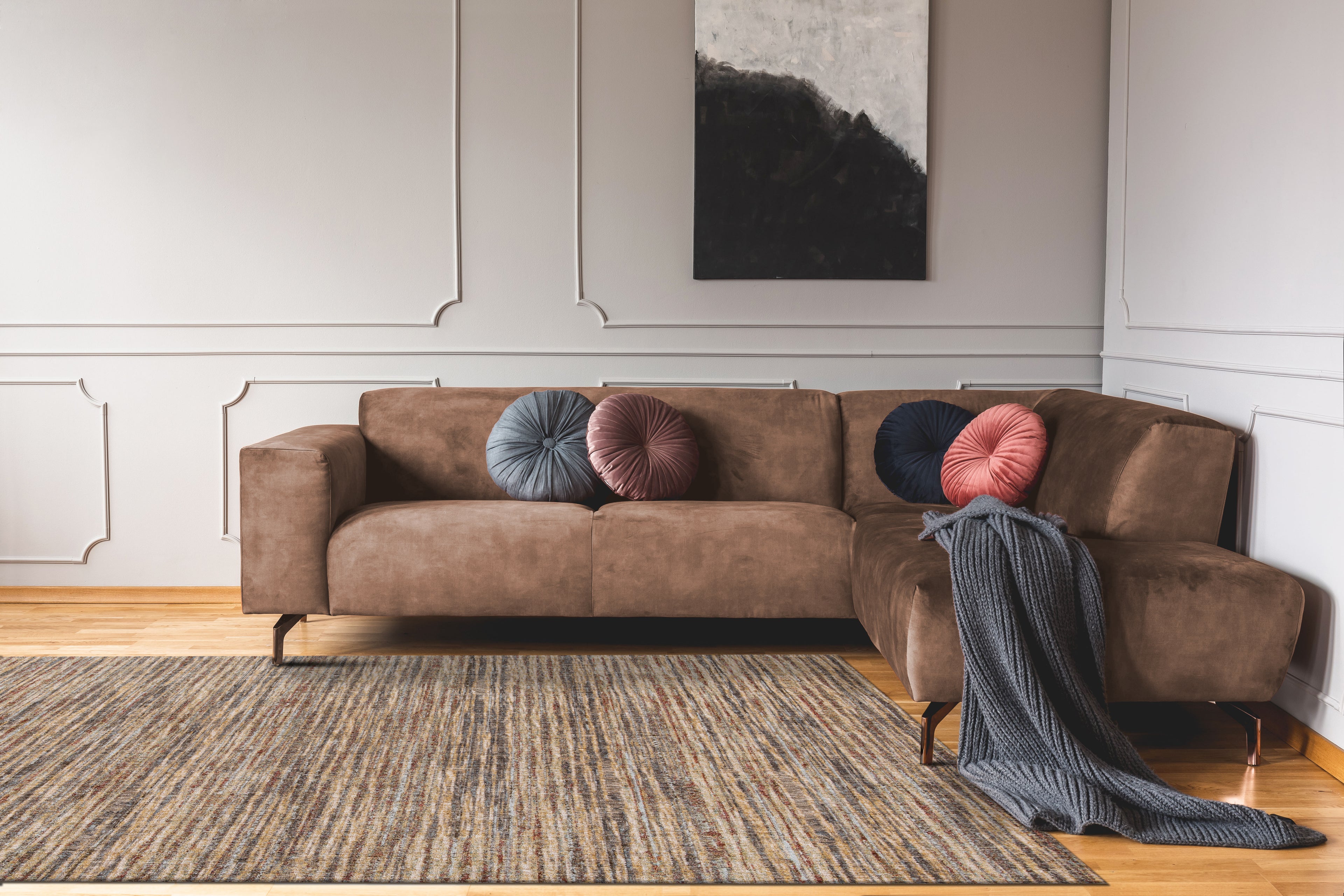 Aspendo Subtle Line Neutral Rug