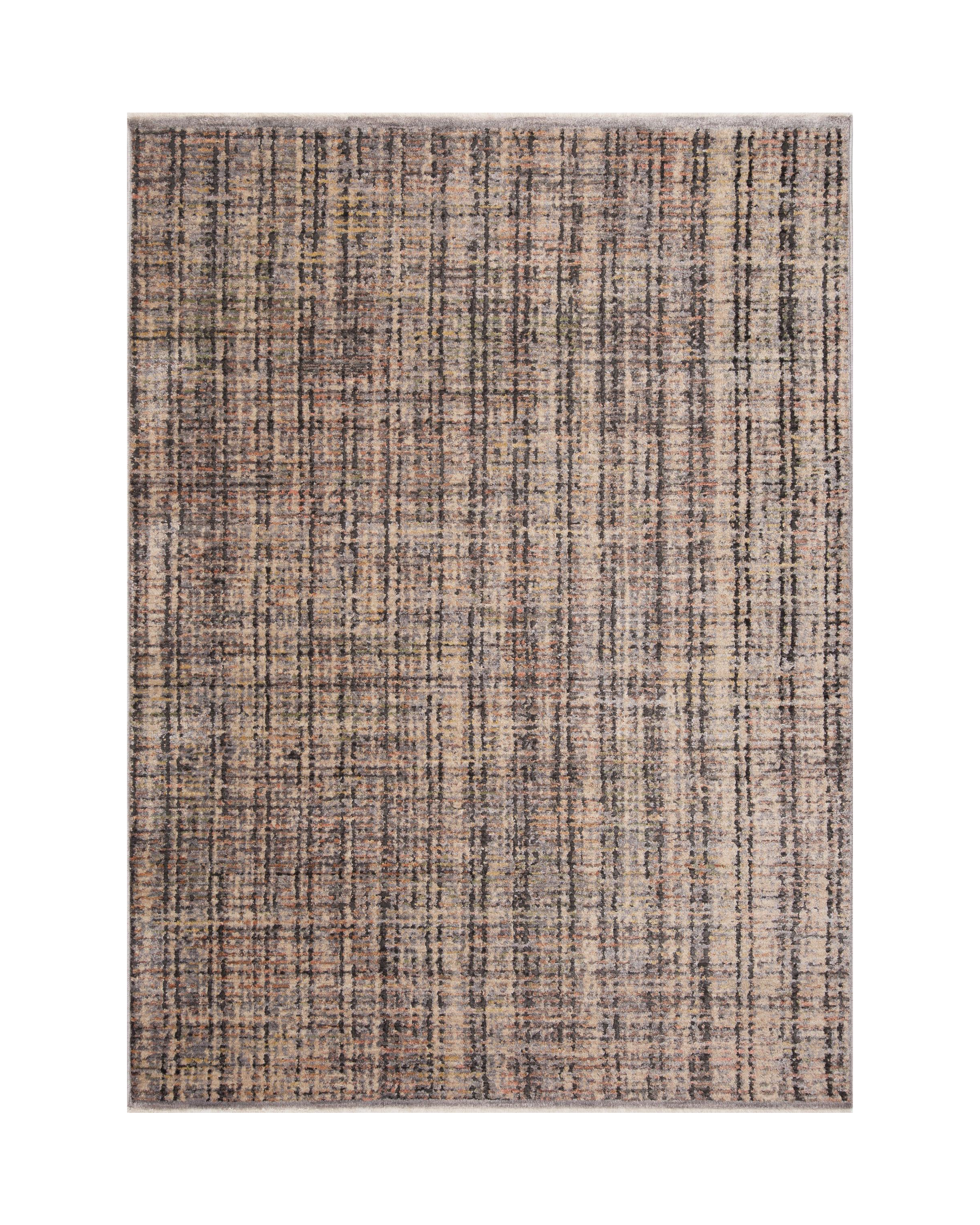 Daphne Modern Faded Checkered Rug