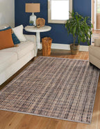 Daphne Modern Faded Checkered Rug