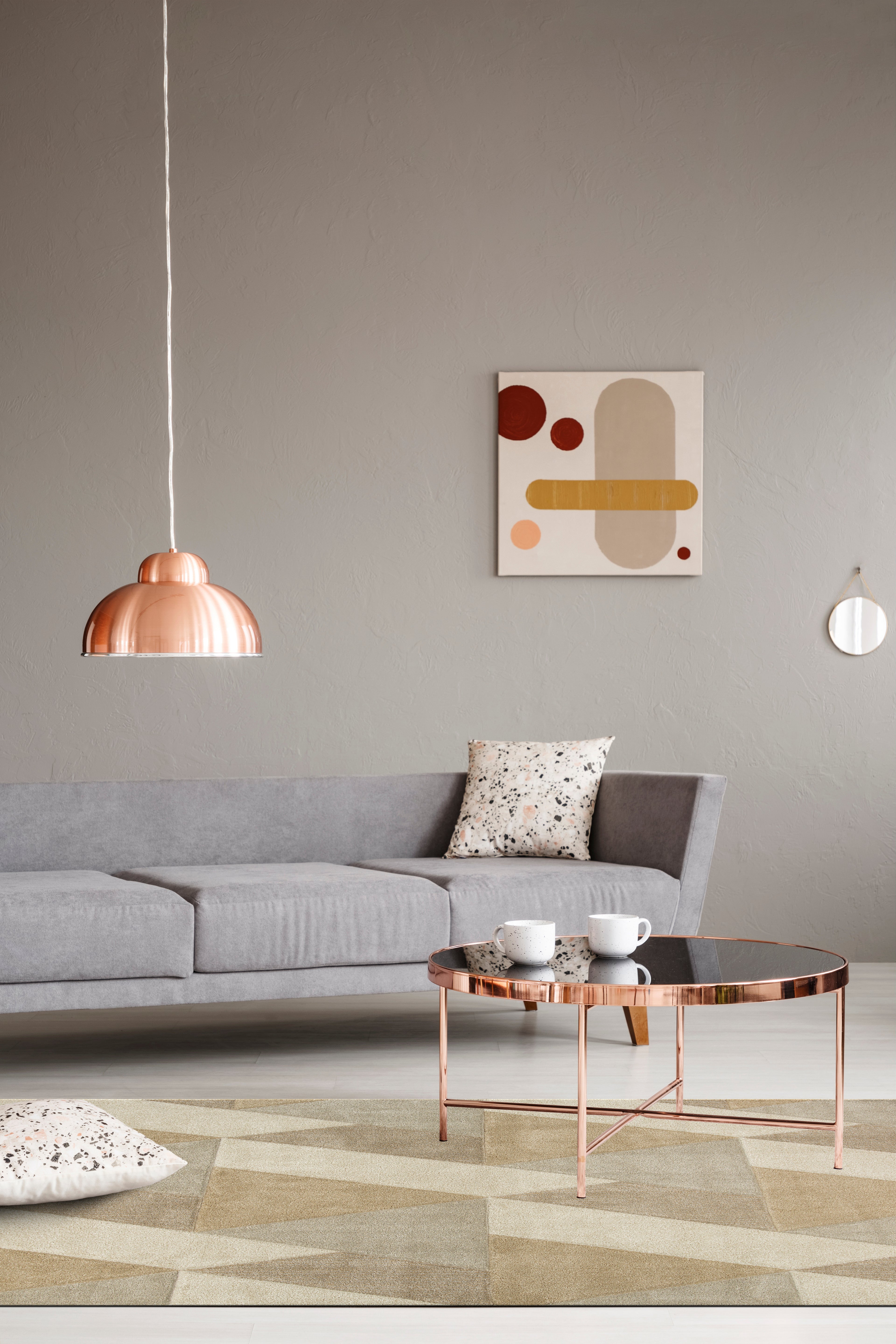 Dyna Triangle Geometric Rug