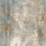 Emery Blue Abstract Rug