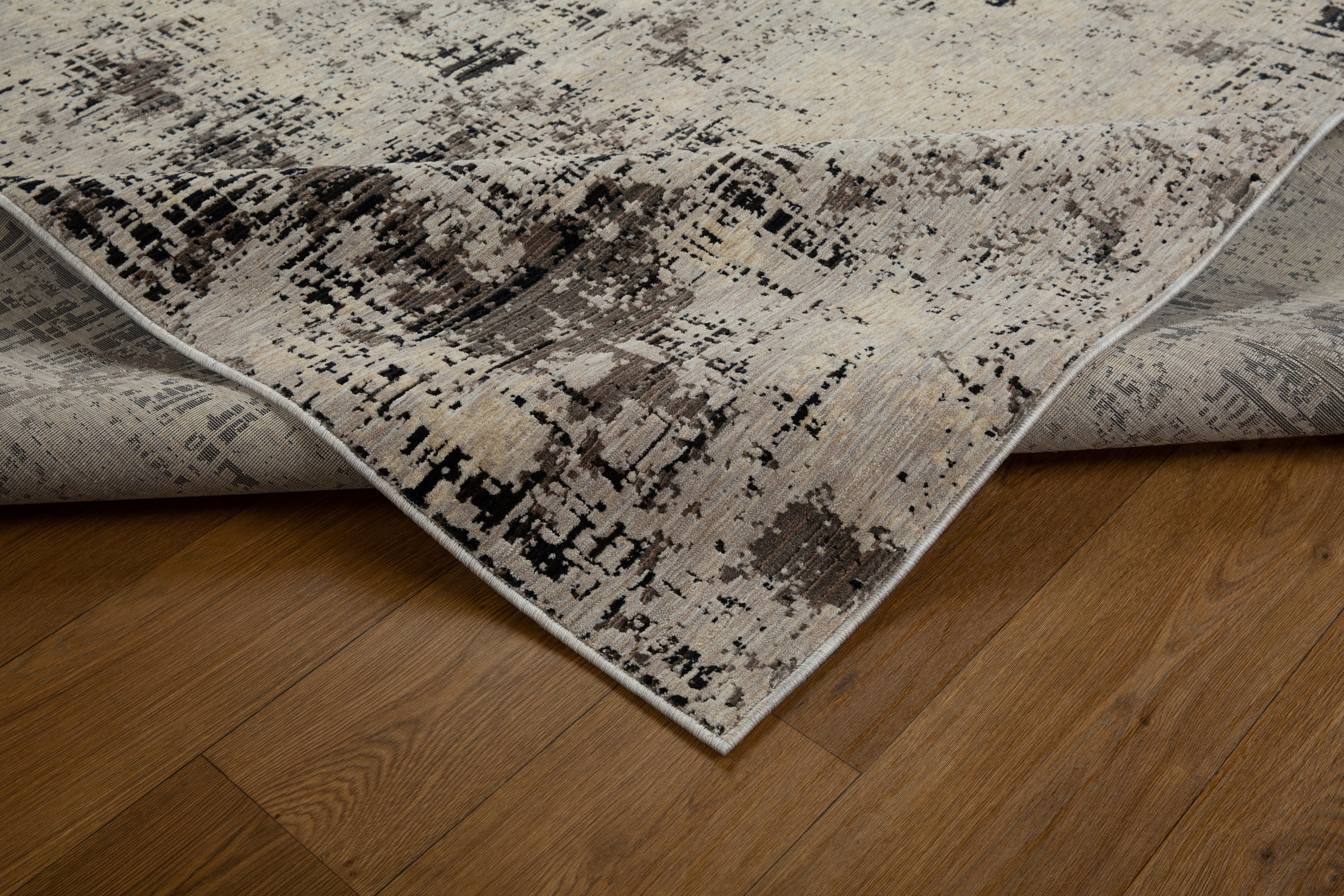 Nebula Abstract Lined Rug