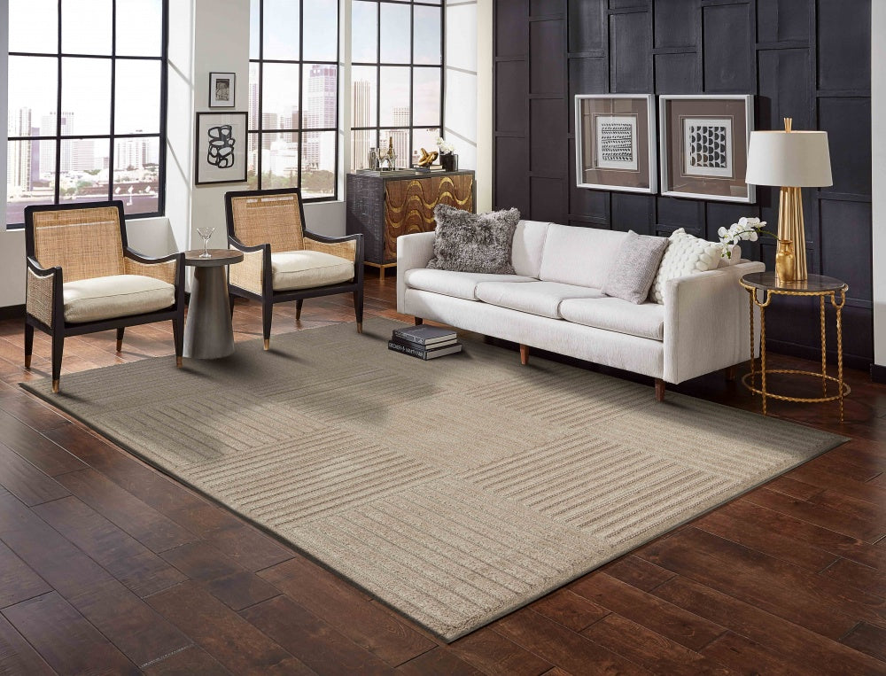 Kiara Checkered Textured Rug