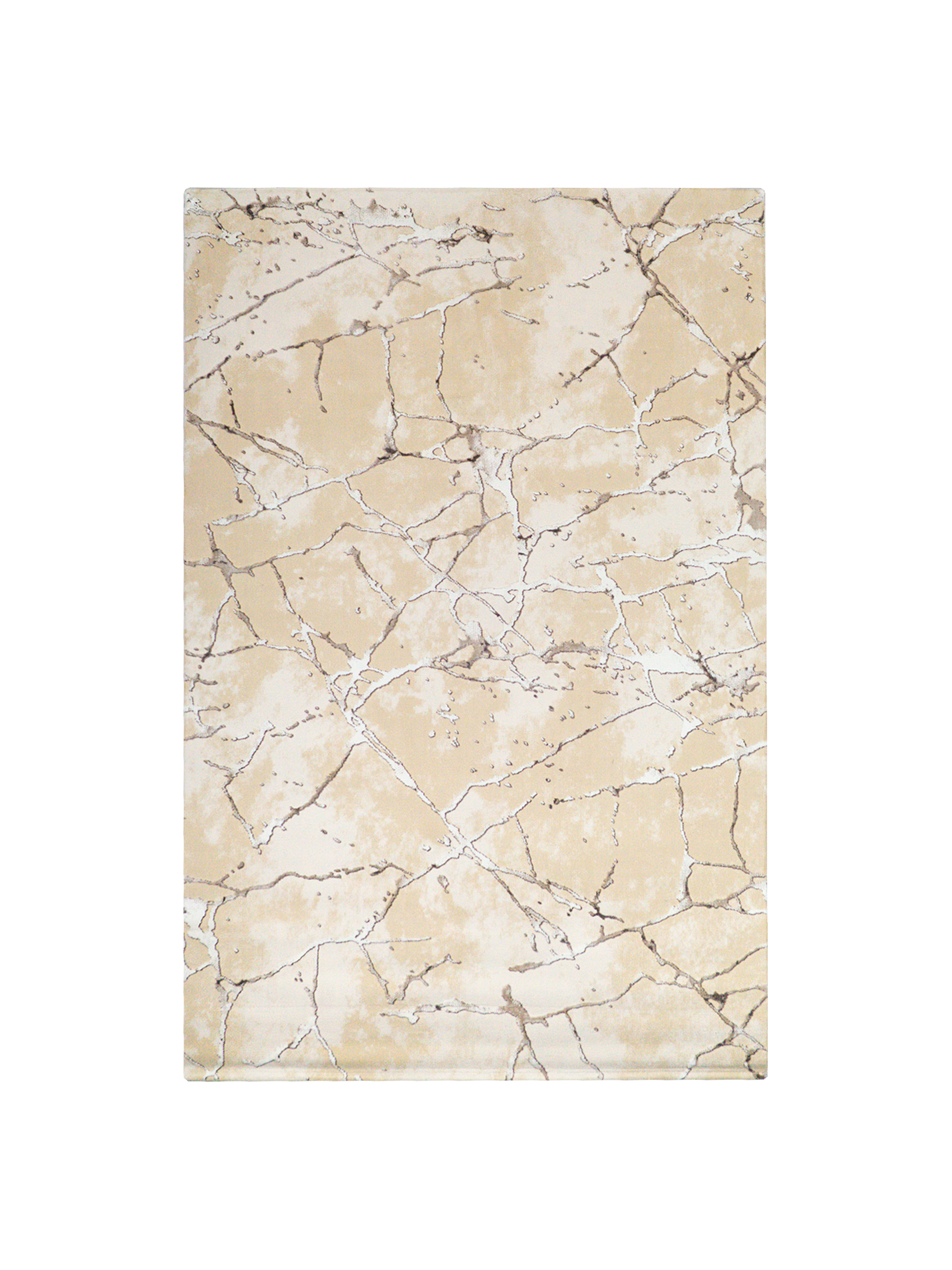 Azure Abstract Marbled Rug