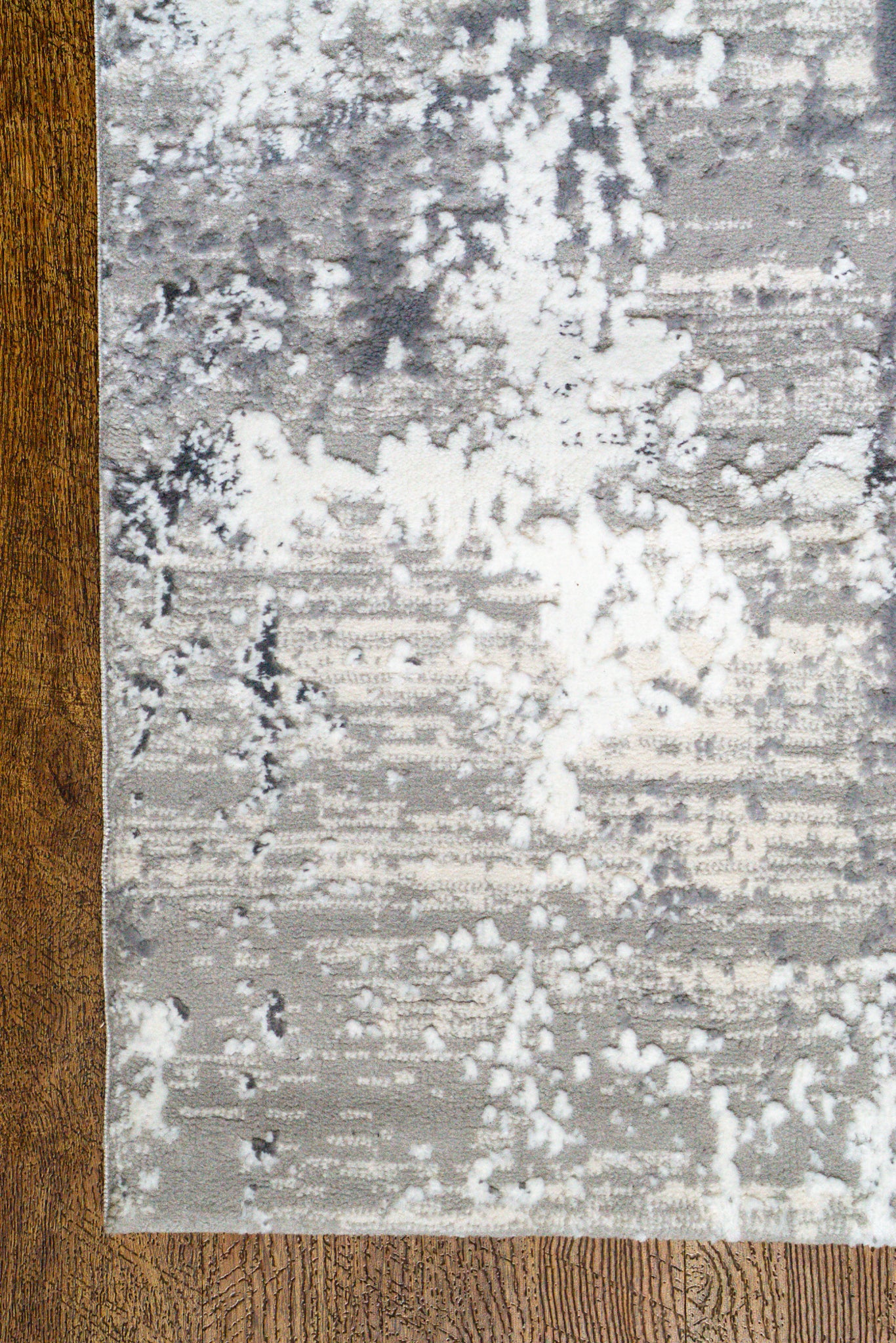 Azure Subtle Brushstrokes Abstract Rug