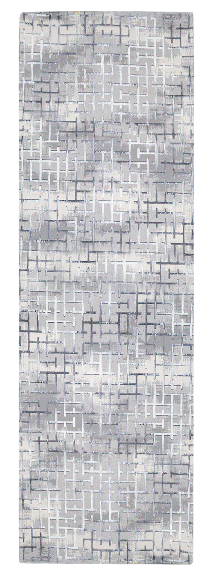 Azure Asymmetrical Geometric Rug