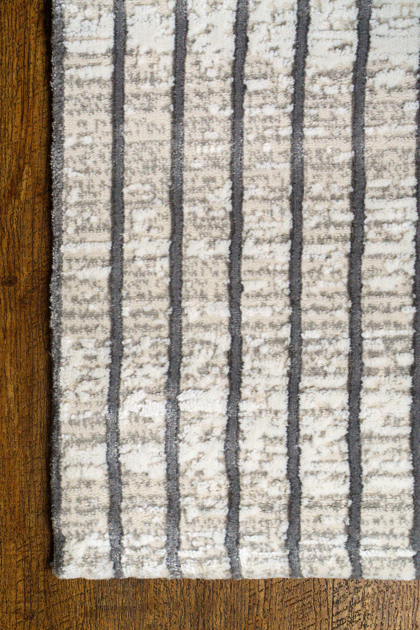 Azure Modern Geometric Line Rug