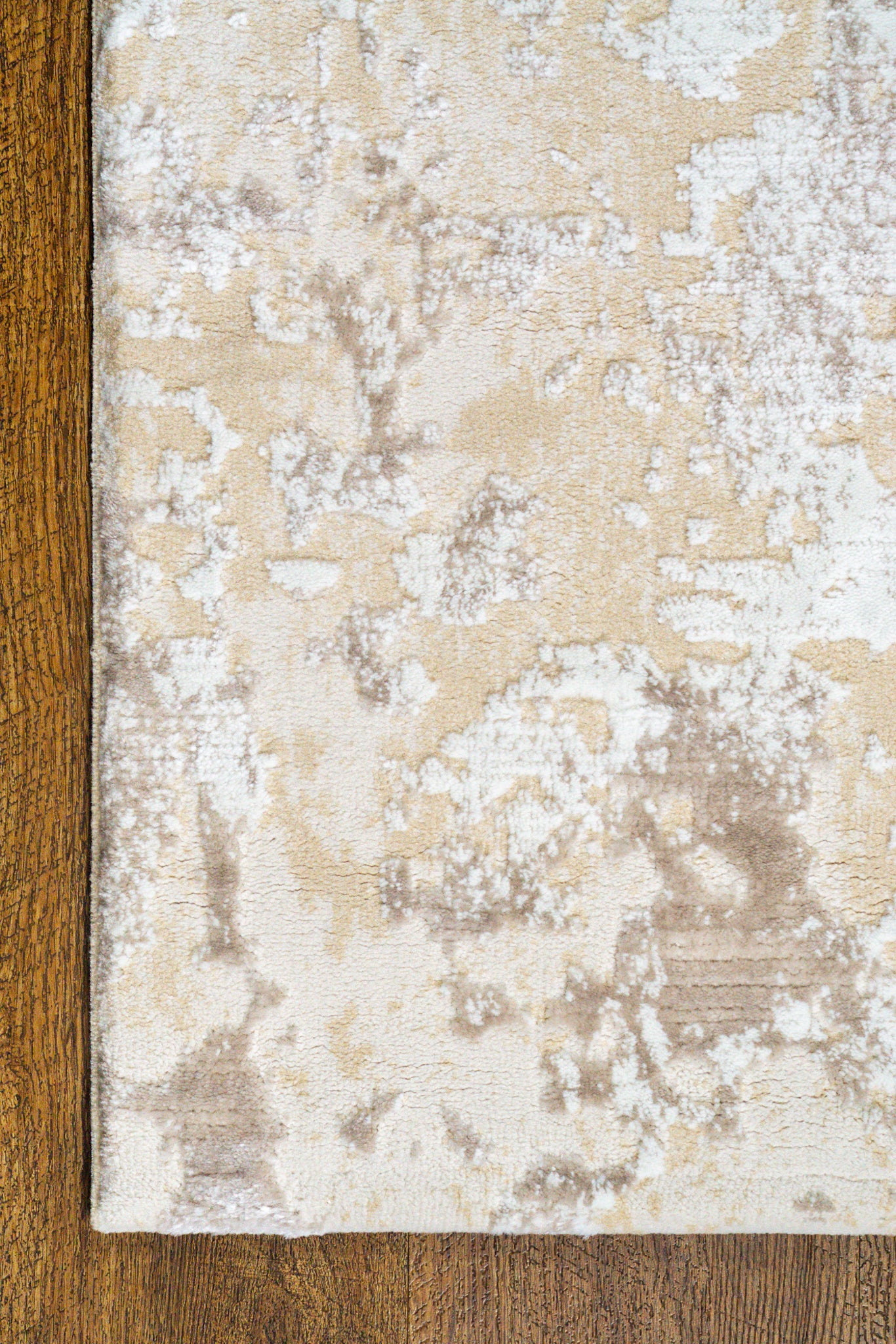 Azure Mottled Abstract Rug