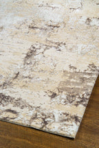 Azure Muted Abstract Rug