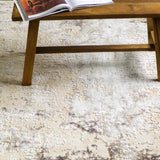 Azure Muted Abstract Rug
