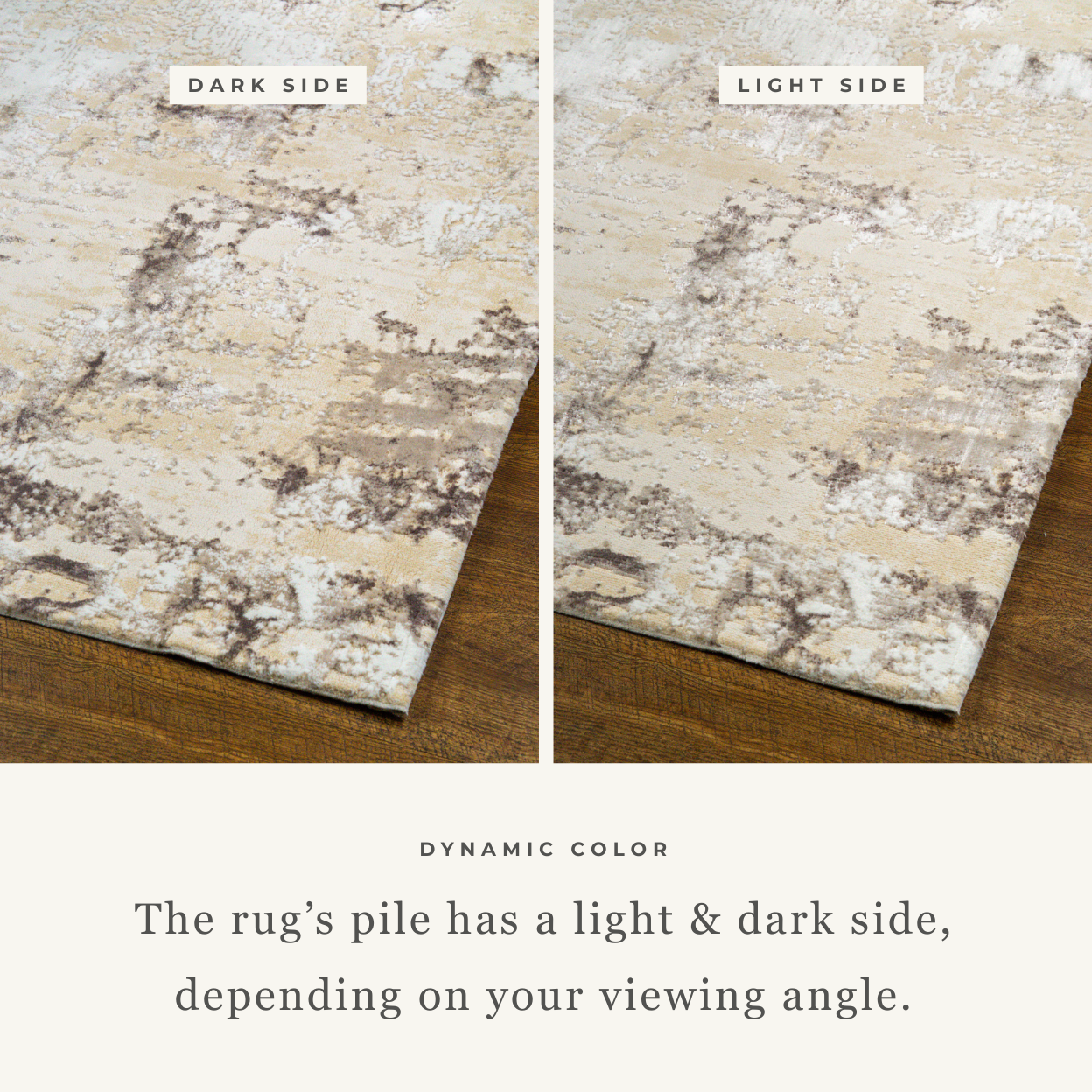 Azure Muted Abstract Rug