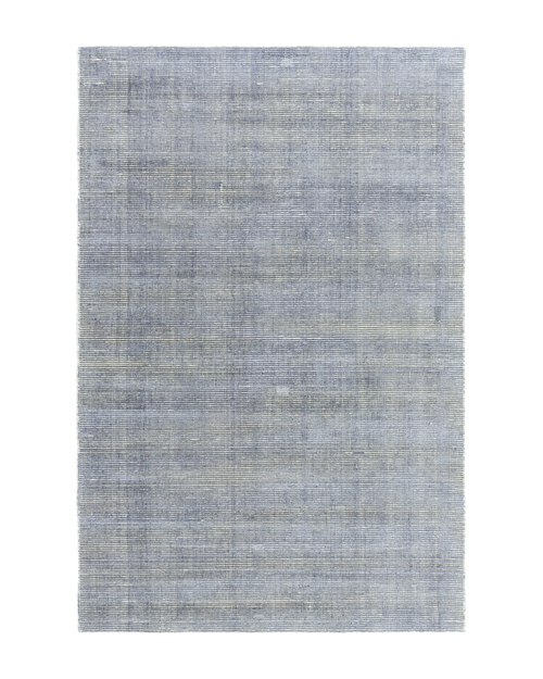 Gray and white textured area rug with subtle woven pattern design