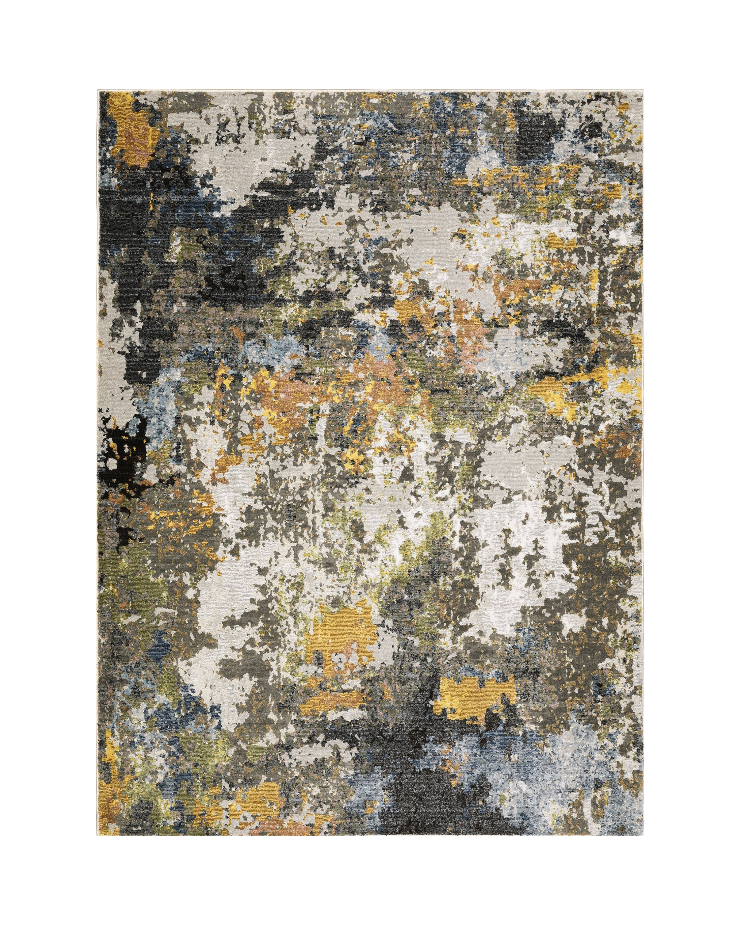 Cirque Ember Splash Abstract Rug