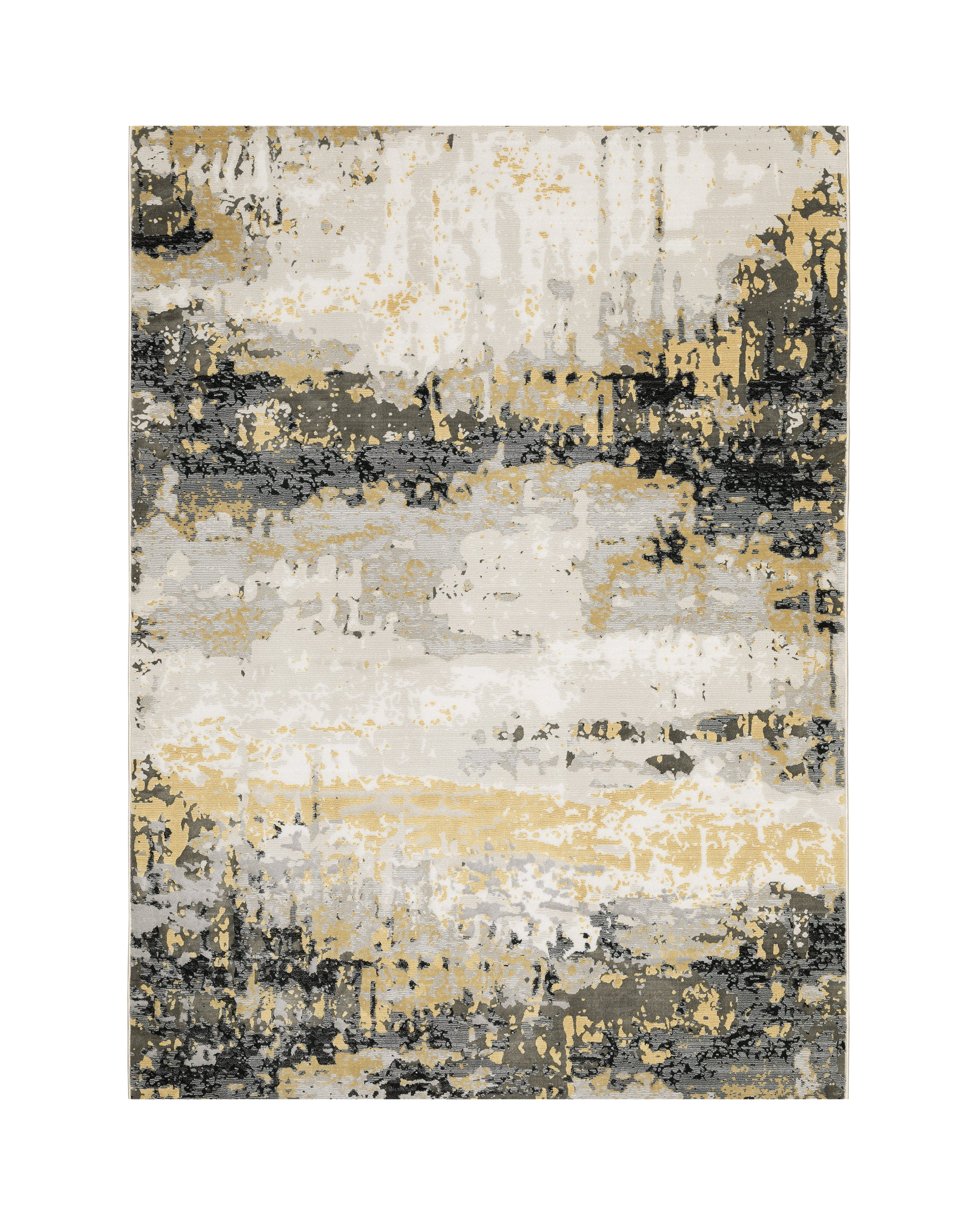 Cirque Golden Mist Abstract Rug