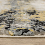Cirque Golden Mist Abstract Rug