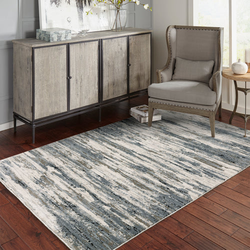 Cirque Gray Tide Rug