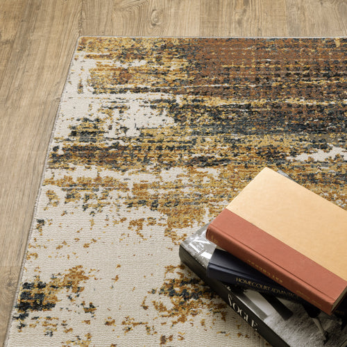 Cirque Rustic Terra Abstract Rug