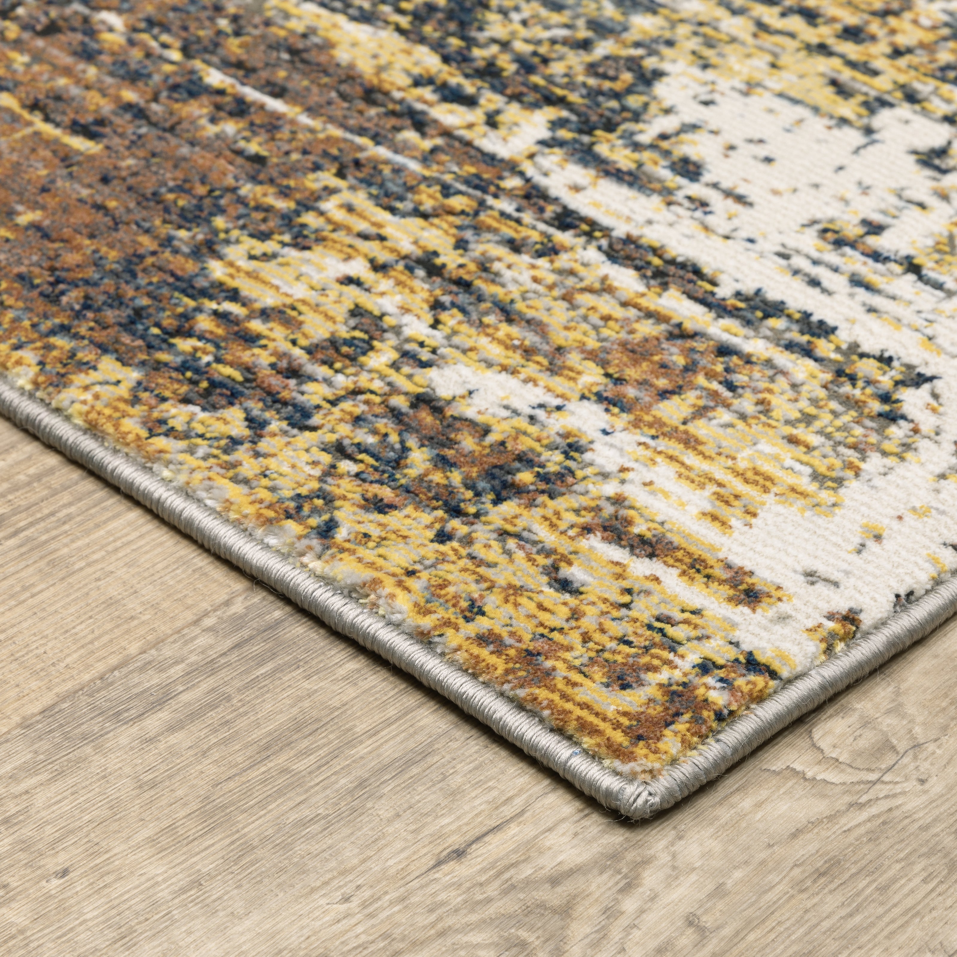 Cirque Rustic Terra Abstract Rug