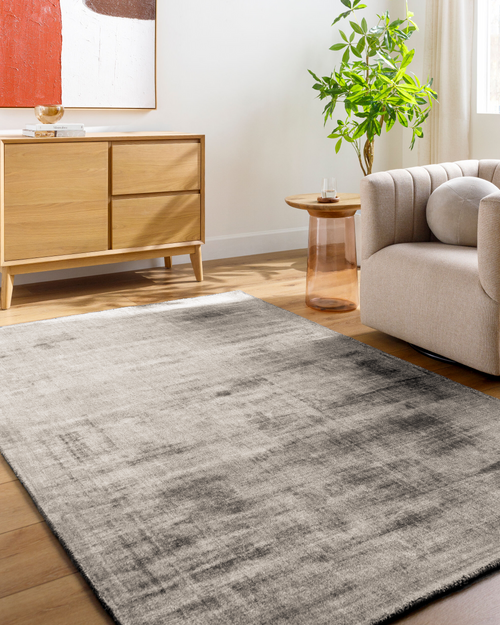 Amara Viscose Solid Rug