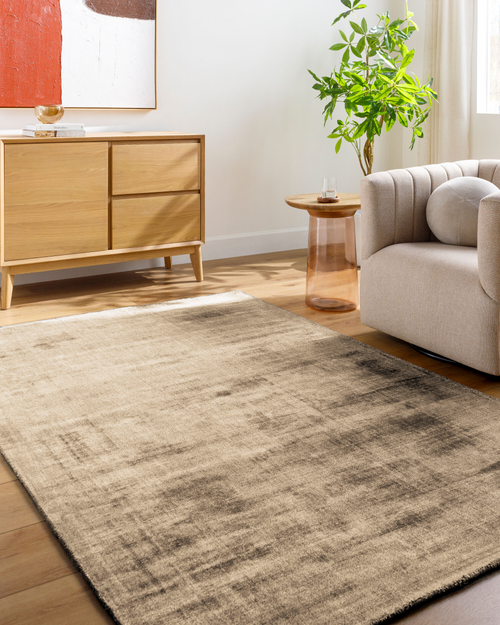 Amara Viscose Solid Rug