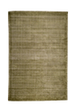Sage green velvet rug with subtle texture and solid mottled pattern