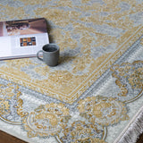Hunar Bordered Traditional Fringe Rug