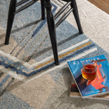 Emery Modern Bauhaus Shag Rug