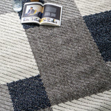Unity Geometric Textured Rug