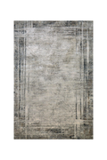 Celeste Distressed Border Abstract Rug
