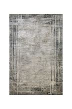 Celeste Distressed Border Abstract Rug