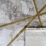 Celeste Distressed Line Modern Rug
