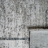 Celeste Distressed Border Abstract Rug