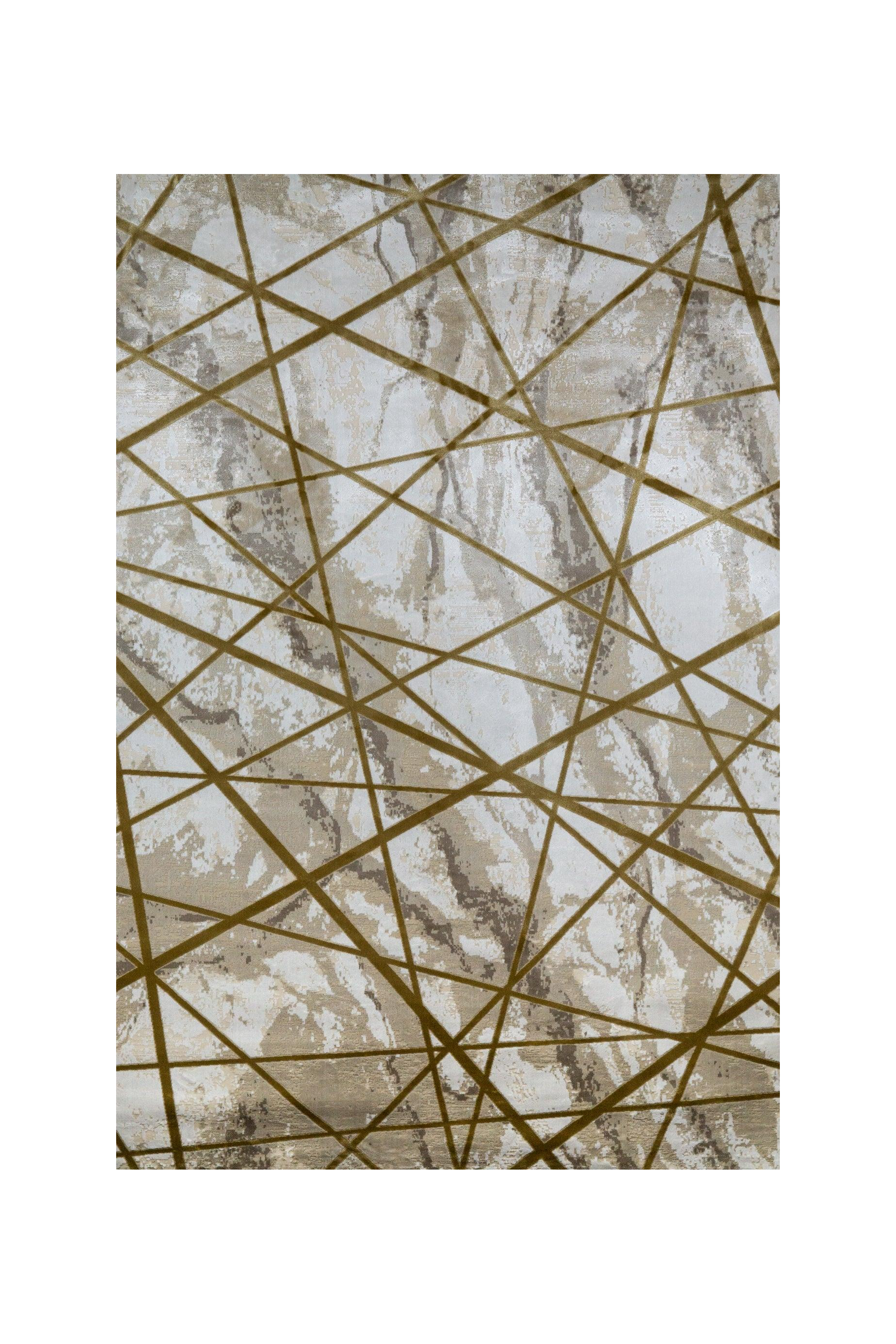 Celeste Distressed Line Modern Rug