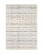 Textured cream and gold flatweave rug with woven geometric pattern design