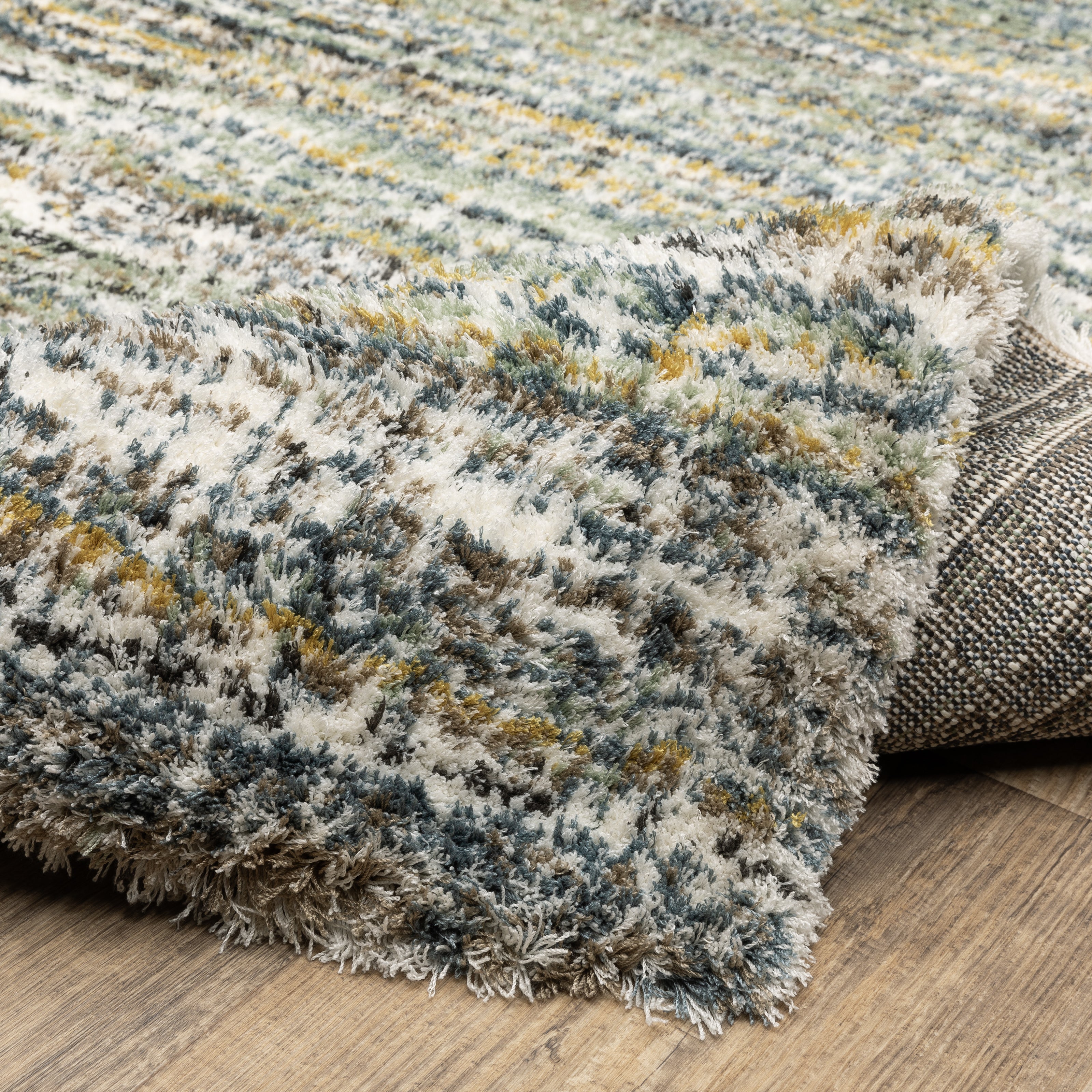 Granville Fade Checkered Abstract Rug