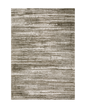 Brown and cream striped texture rug with horizontal woven pattern