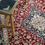 Gavino Bordered Medallion Rug
