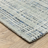 Hugo Striped Viscose Blend Modern Rug