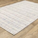 Hugo Striped Viscose Blend Modern Rug